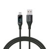Savio Kabel USB - Lightning z wyświetlaczem, 12W, 1m, CL-173
